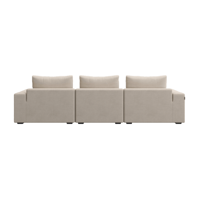 Braxton 3-Piece Sofa Cream