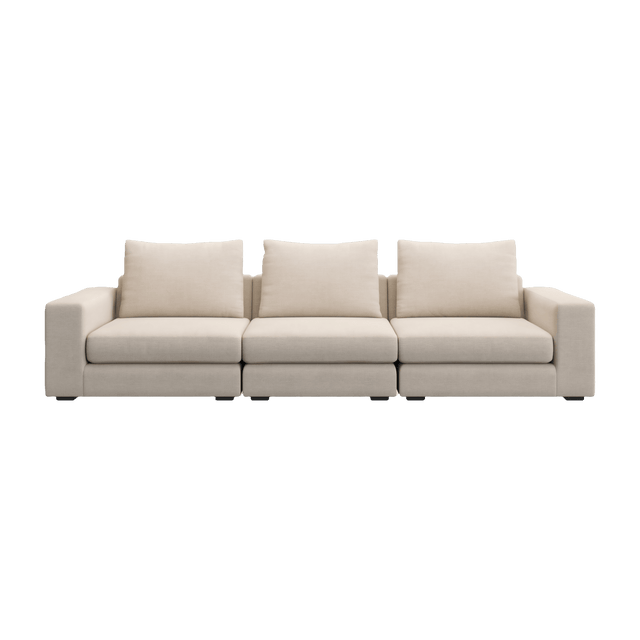 Braxton 3-Piece Sofa Cream