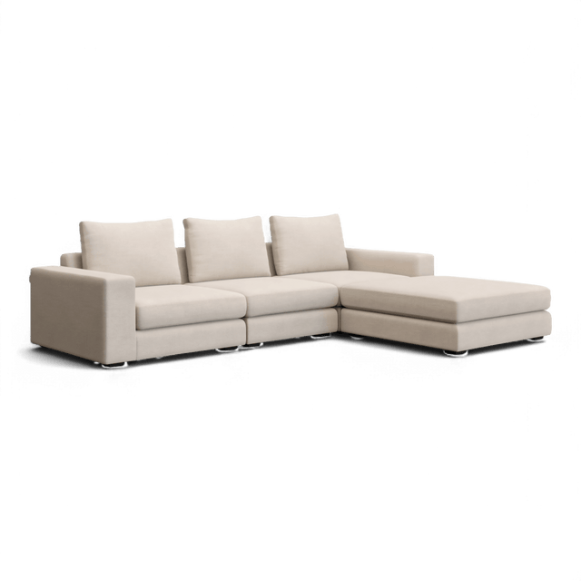 Braxton Sectional Sofa Cream