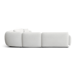 Divano Extended Sectional Sofa Set Off White