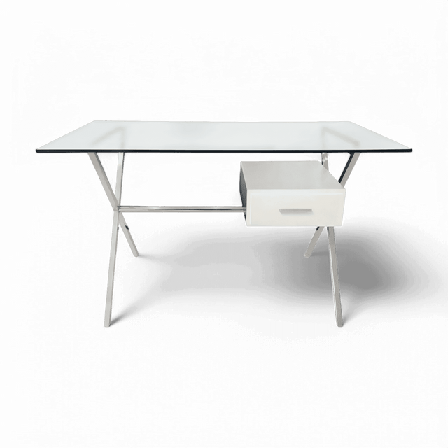 Edison Office Desk White