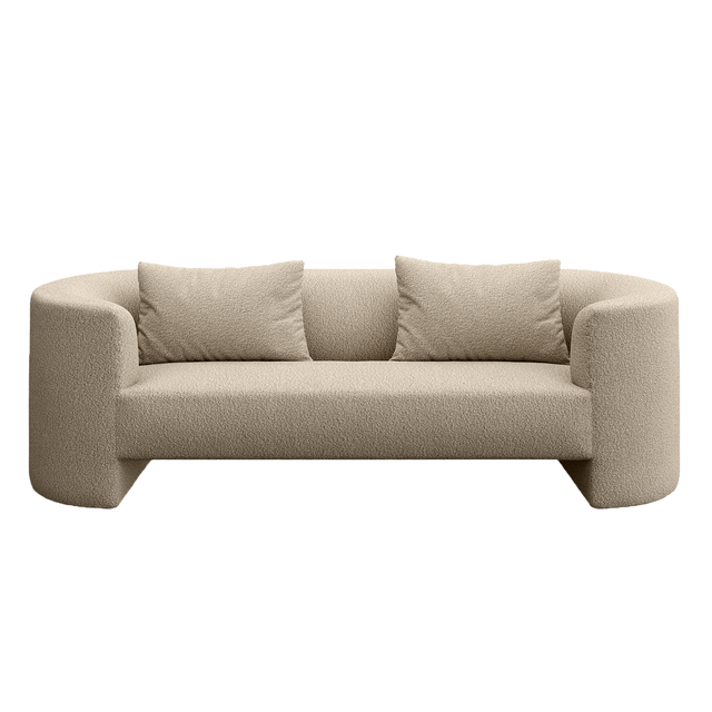 Elora 3 Seater Sofa Greige Boucle