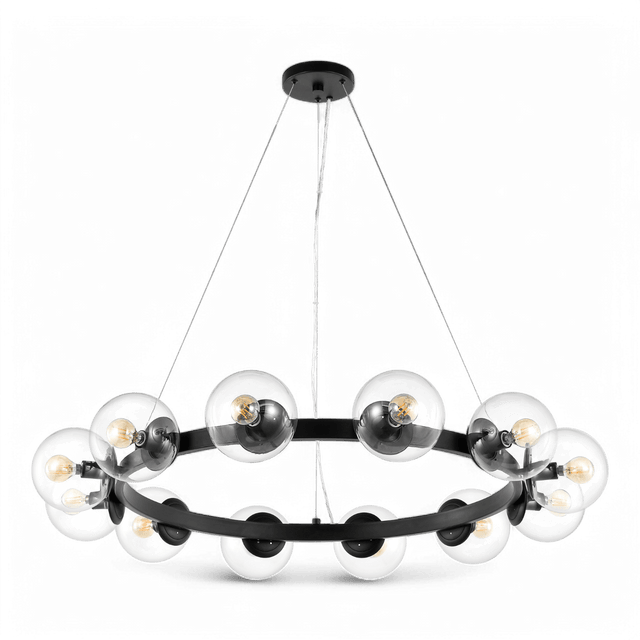 Elysian Chandelier Black