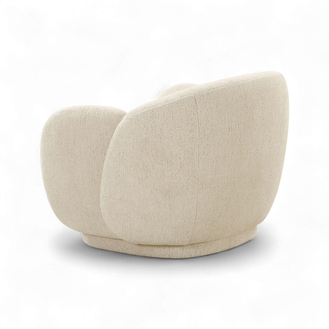 Etrusca Lounge Chair Cream Boucle