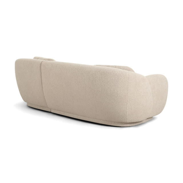 Etrusca Sectional Sofa Cream Boucle