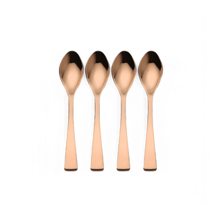 Forma Silverware Pink Gold - Set of 4 Big Spoons