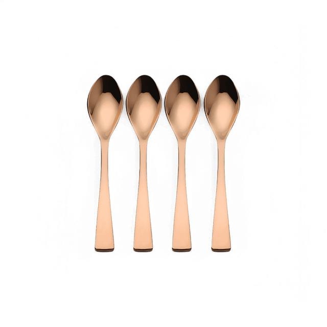 Forma Silverware Pink Gold - Set of 4 Big Spoons