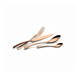 Forma Silverware Knives Pink Gold