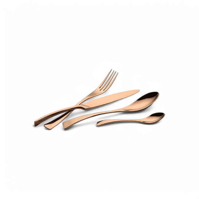 Forma Silverware Knives Pink Gold