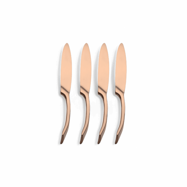 Forma Silverware Knives Pink Gold