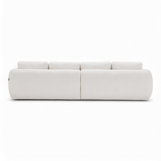 Gabriele 4 Seater Sofa White Boucle