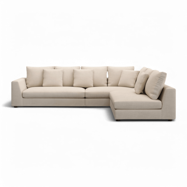 Gianni Sectional Sofa Cream