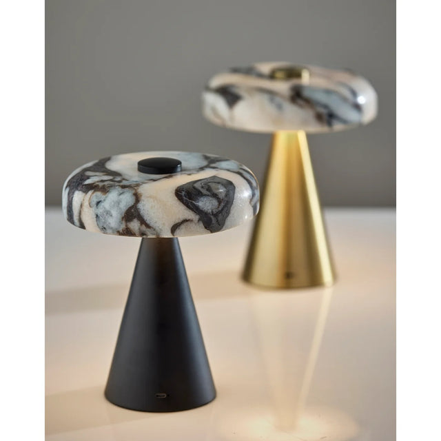 Stratum Black Cordless Table Lamp