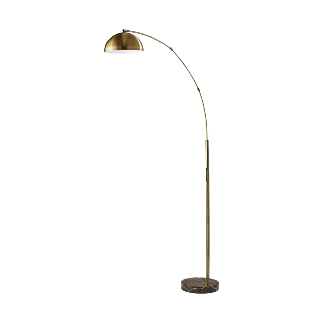 Vane Led Arc Floor Lamp