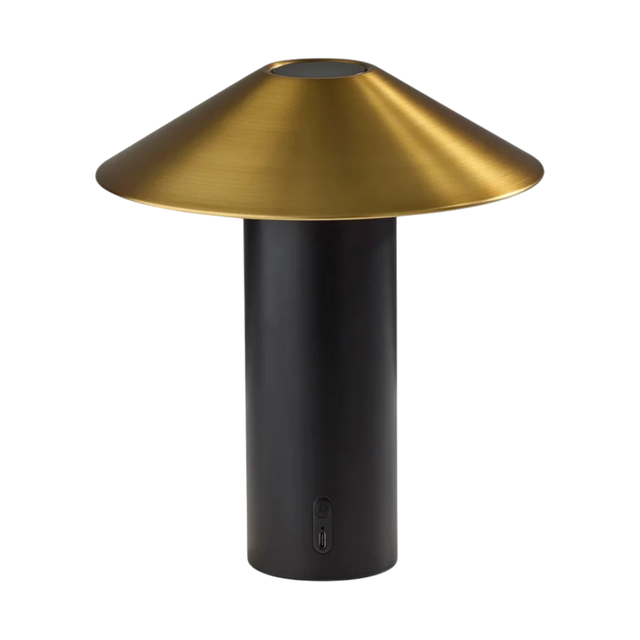 Tiller Black Cordless Table Lamp