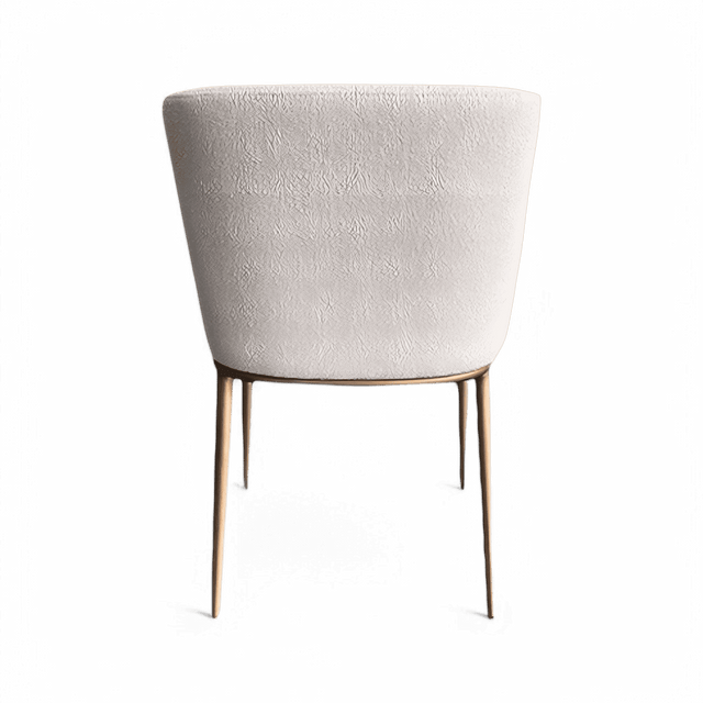 Jade Dining Chair White Boucle