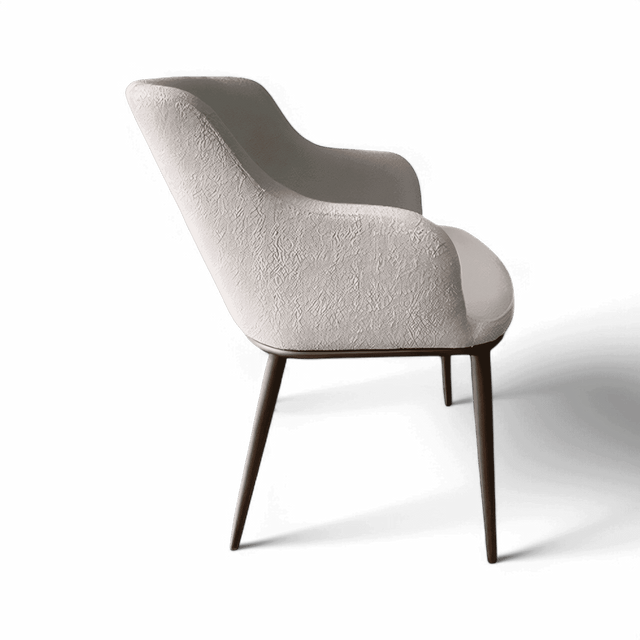 Jade Dining Chair White Boucle