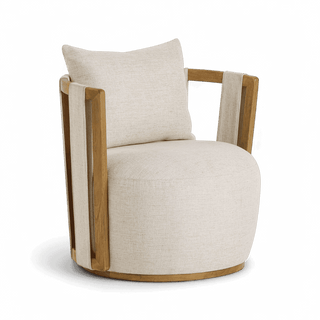 Equinox Beige Swivel Chair