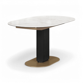 Luna Extendable Dining Table White