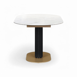 Luna Extendable Dining Table White