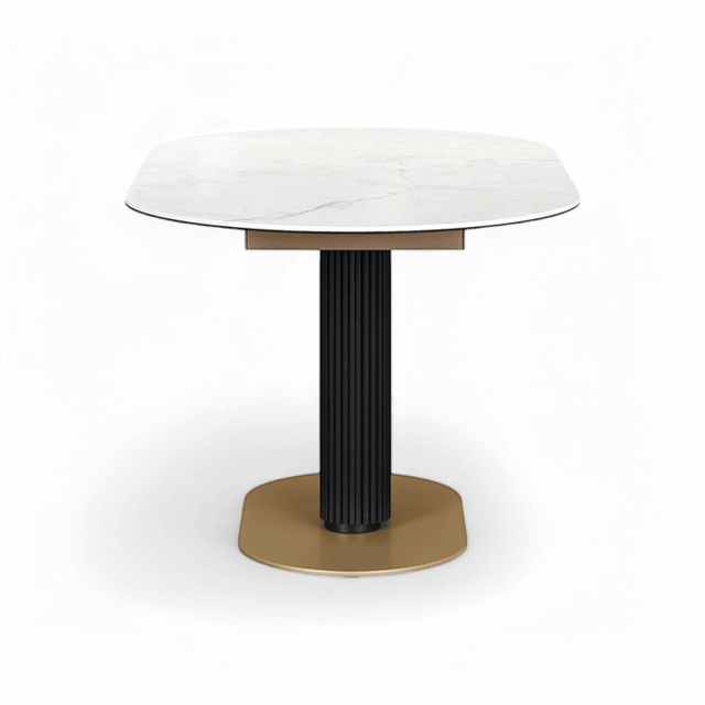 Luna Extendable Dining Table White