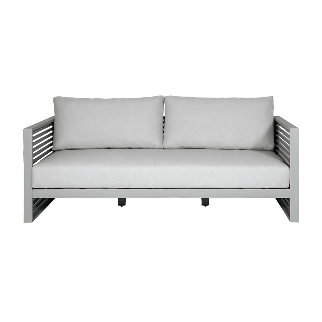 Mallorca Outdoor 3-Seater Sofa Gray