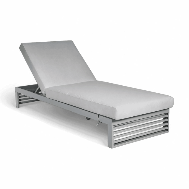 Mallorca Outdoor Lounger Gray