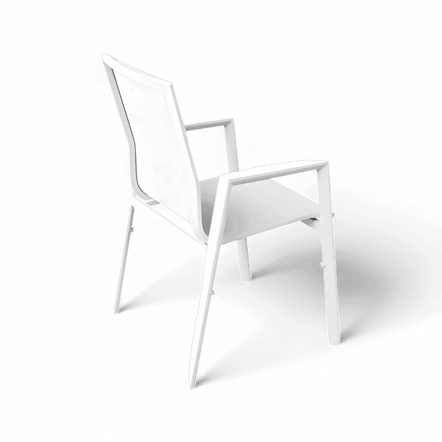 Malta Outdoor Dining Chair White