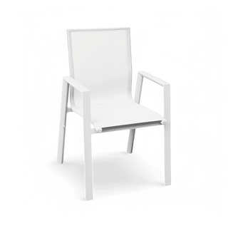 Malta Outdoor Dining Chair White