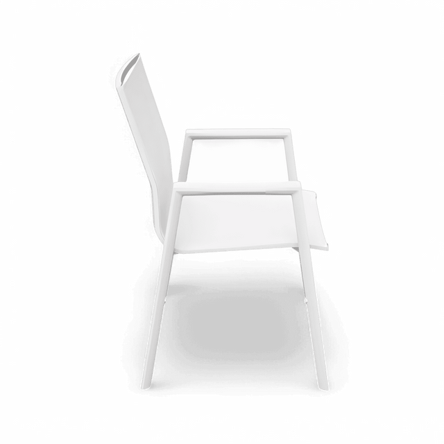 Malta Outdoor Dining Chair White