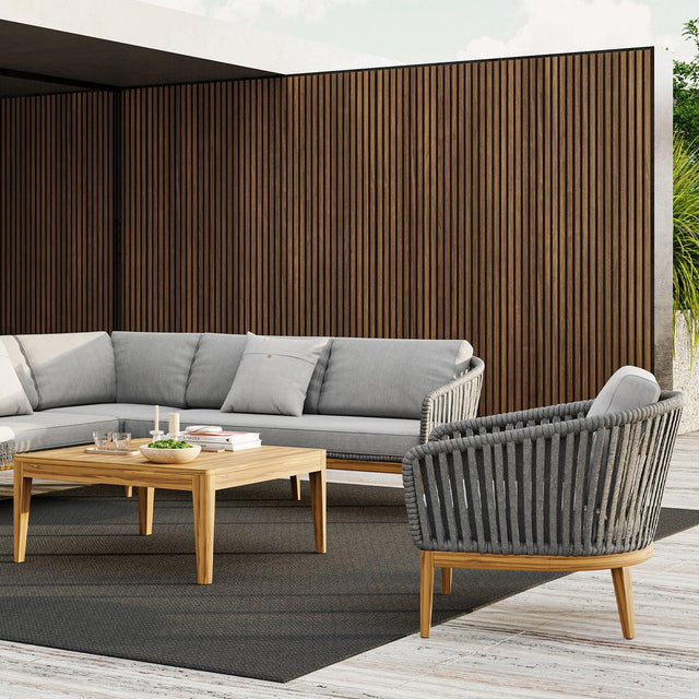 Maui Outdoor Armchair Light Gray