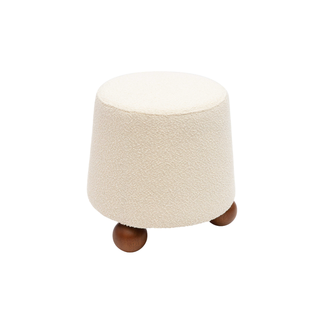 Mell Stool Cream Boucle