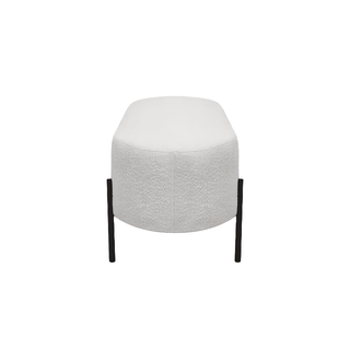 Naomi Bench White Boucle