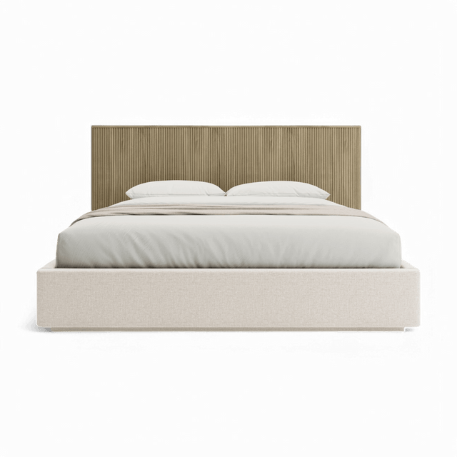 Oxford Bed Greige Oak