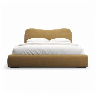 Nido Bed Camel Velvet