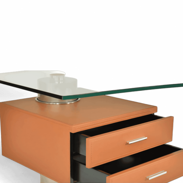 Oria Office Desk Cognac