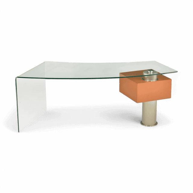 Oria Office Desk Cognac