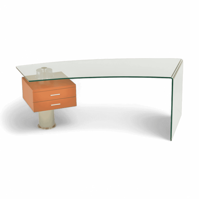 Oria Office Desk Cognac