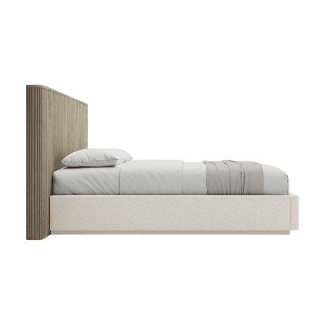 Oxford Bed Greige Oak