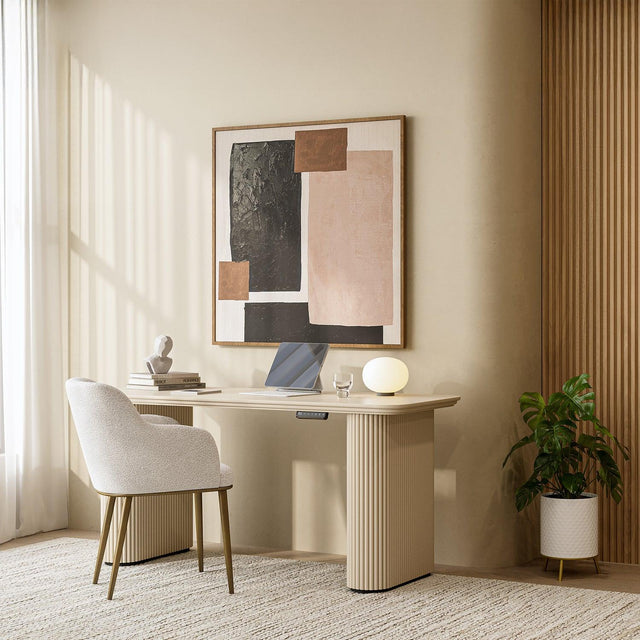 Jade Dining Chair White Boucle