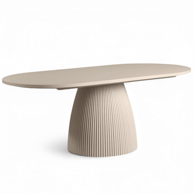 Oxford Rectangular Dining Table Alabaster