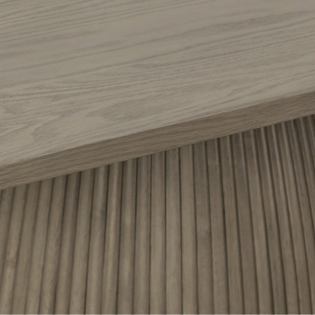 Oxford Rectangular Dining Table Greige Oak