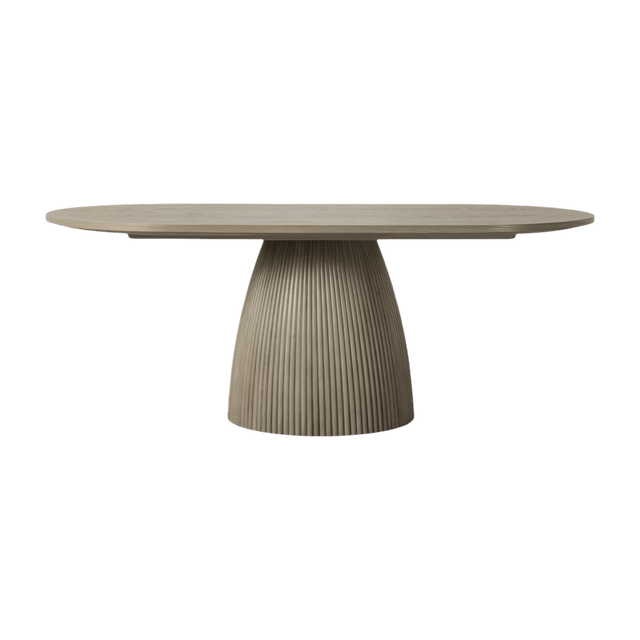 Oxford Rectangular Dining Table Greige Oak