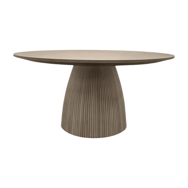 Oxford Round Dining Table Greige Oak