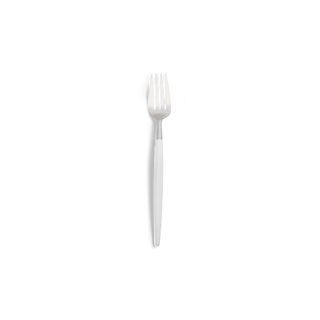 Paradiso White and Silver Silverware Set