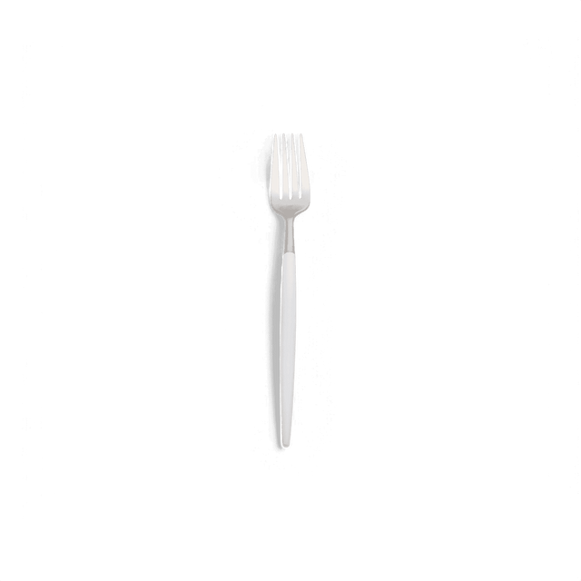 Paradiso White and Silver Silverware Set