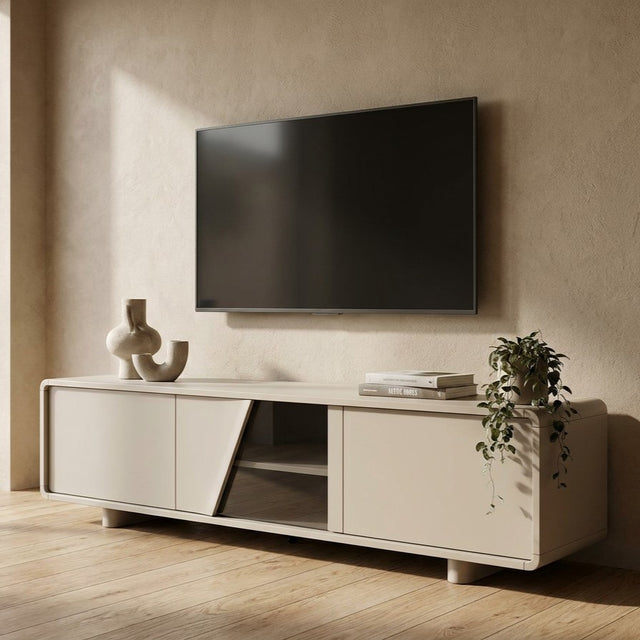 Selene TV Stand Mushroom Taupe