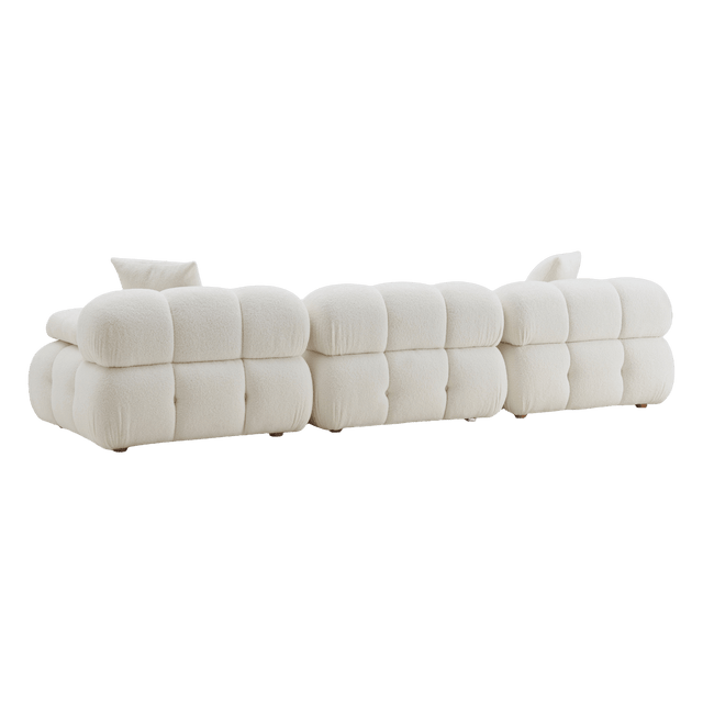 Solace Off White 4-piece Modular Sectional