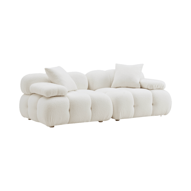 Solace Off White Modular Loveseat