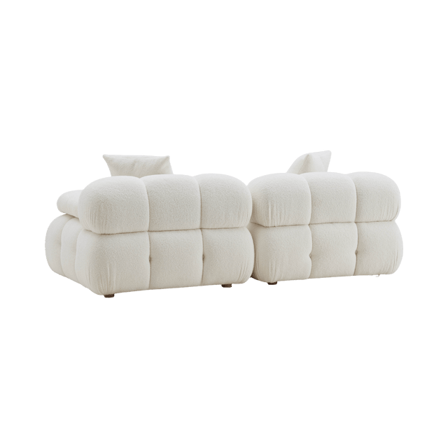 Solace Off White Modular Loveseat